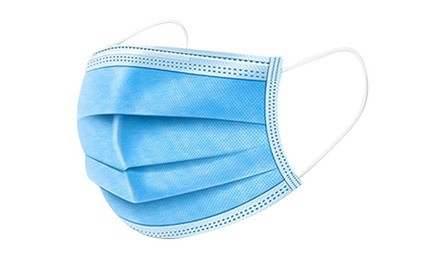 Non-Medical Disposable 3-Ply Face Masks (50-Pack)