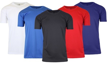 Men's Short Sleeve Moisture-Wicking Wrinkle Free Performance Tee (S-2XL)