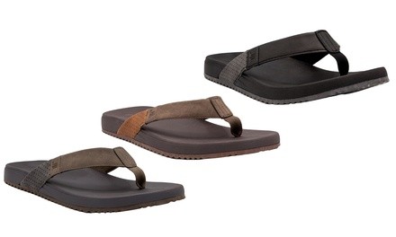 London Fog Men's Ripley Flip-Flop Sandals