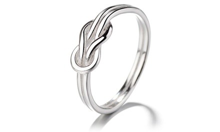 Sterling Silver Love Knot Ring