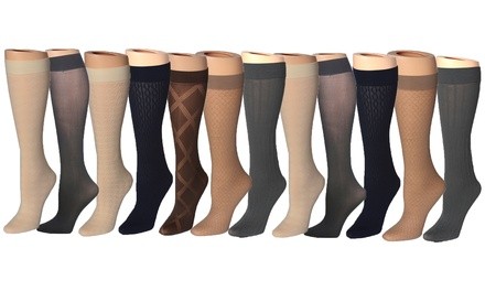 Tipi Toe Women's Trouser Socks (12 Pairs)