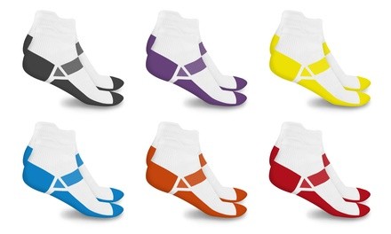 DCF Unisex Ankle-Length Compression Socks (6-Pack)