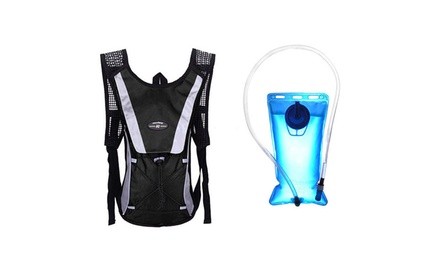 Lightweight Hydration Backpack with 2L Water Bladder