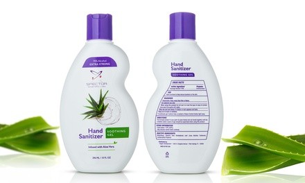 Anti-Bacterial Hand Sanitizing Gel with Aloe Vera and 70% Alcohol (10 Fl. Oz.; 1- or 2-Pack)