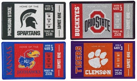 Evergreen Enterprises NCAA Team Logo Turf Door Mat