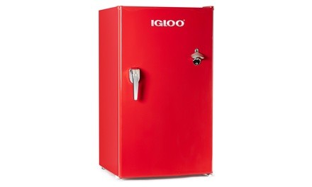 Igloo IRF32RSRD 3.2 Cu. Ft. Classic Refrigerator with Bottle Opener