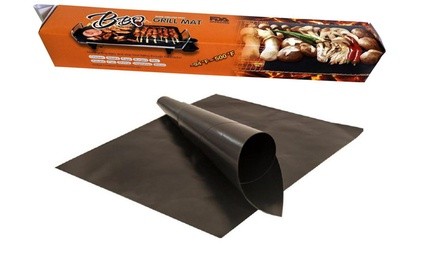 BBQ Grill Mat Set of 2 Nonstick - Reusable Grilling Mats