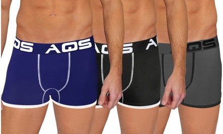 AQS Men's Fitted Boxer Briefs (3-Pack)