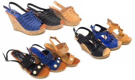 Women's Wedge Cork Sandals