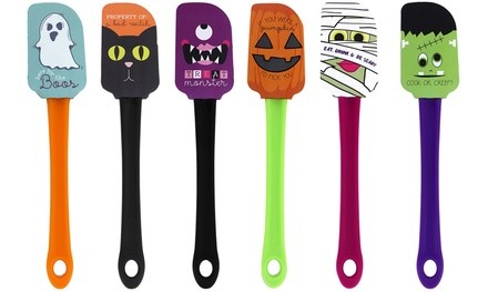 Halloween Silicone Spatulas Set (6-Piece)