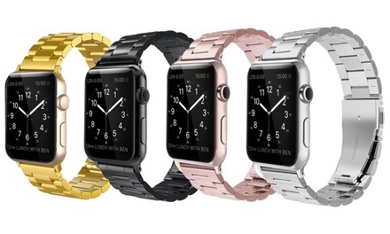 LUXE Metal Link Band Bracelet for Apple Watch Series 1, 2, 3, 4 & 5