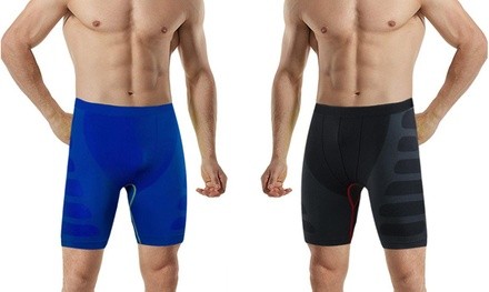 Extreme Fit Men's Active Quick Dry Shorts with Targeted Compression