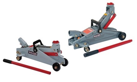 Pro-Lift Gray Hydraulic Floor Jack with 2-Ton (4000 Lb.) Capacity