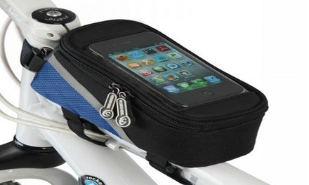 Bike Mobile Phone and Accessories Storage Bag with Transparent Cover