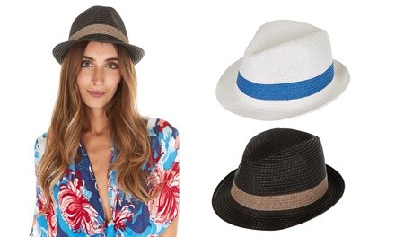 NYC Underground Women's Summer Fedora Hat