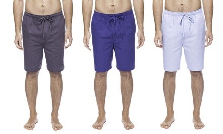 Twin Boat Men's Woven Cotton Lounge Shorts