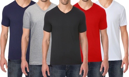 Men’s 6 pack Short Sleeve Stretch Cotton Tee (S-3XL)