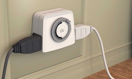 Westinghouse 24hr 2-Outlet Grounded Mechanical Timer