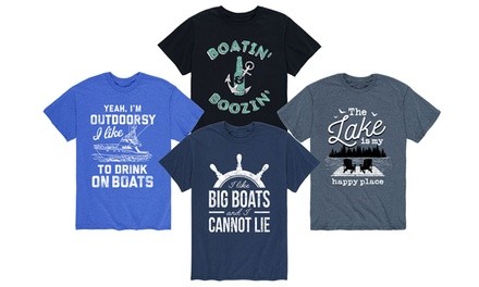 Instant Message: Men's Lake & Boating Life T-Shirts (S-3XL)
