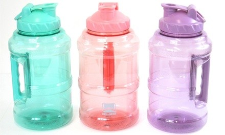 Plastic Water Bottle with Carry Handle (88 Oz.) 