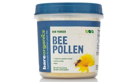 BareOrganics Raw Bee Pollen Powder (8 Oz.)