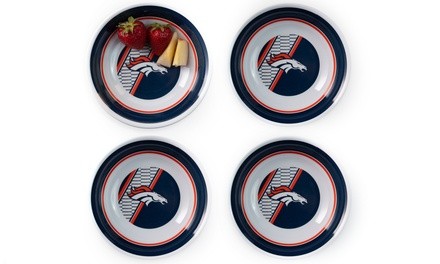 Duckhouse Sports NFL Melamine Plates or Bowls (4-Pack)