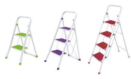 Step Ladder with Anti-Slip and Safety Lock