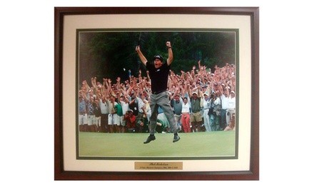 Encore Select Masters Champion Phil Mickelson Framed Photograph