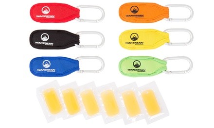 Wakeman Mosquito Repellent 3 Belt Clips with 6 Refills DEET-Free