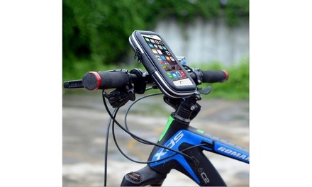 Waterproof Smartphone Handlebar Mount and Case for Bike or Motorcycle