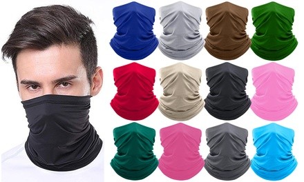 Moisture-Wicking Breathable Stretch Face Mask Scarf