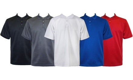 3-Pack Victory Men's Performance Stretch Short Sleeve Polo (S-3XL)