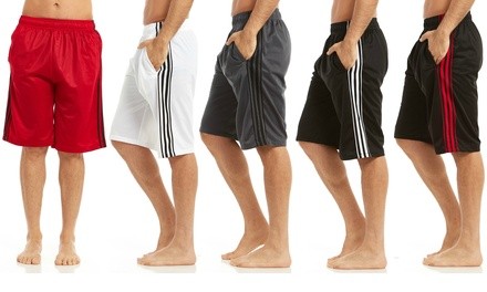 Men's Tricot Performance Shorts with Pockets (M-2XL)