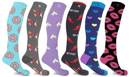 XTF Valentine Love Compression Socks Collection (3-Pairs)