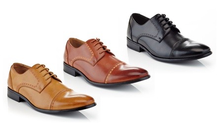 Adolfo Men's Cap-Toe Dress Shoes