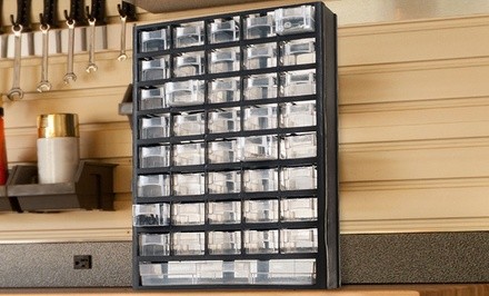 41-Compartment Hardware-Storage Box