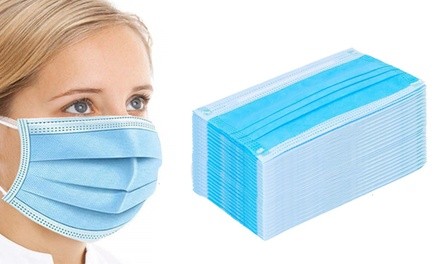 Warehouse Sale - Disposable Non-medical 3-Ply Face Masks (50-Pack)