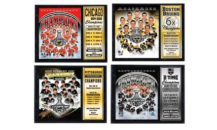 Encore Select NHL 2009–2018 Champ Plaques 