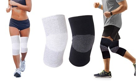 Extra Support Recovery Bamboo Compression Knee Sleeves (1 Pair)