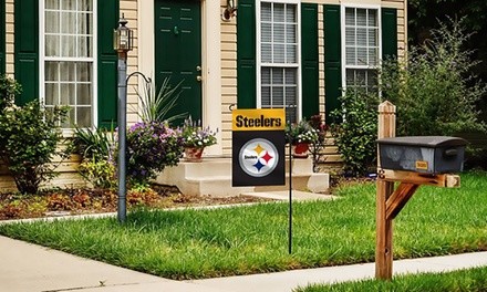 Fremont Die NFL Yard Flag with Metal Garden Pole