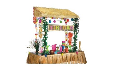 Summer Luau Tiki Bar Hut 