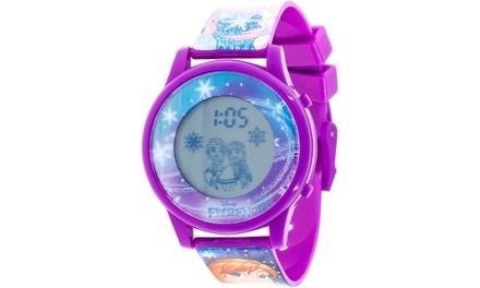 Disney Frozen Flashing Character LCD Watch - FNFKD16036AN