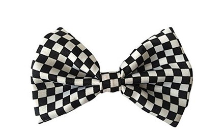 Halloween Wholesalers Bowtie (Black & White Check)