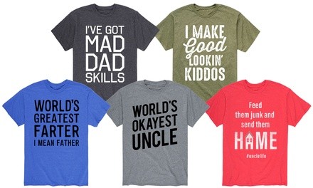 Instant Message: Funny Dad, Husband, Uncle Tees (S-3Xl)