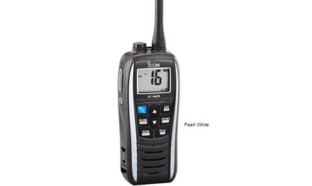 Icom M25 WHITE VHF-HH, Float and Flash, USB, 5 Watt, White