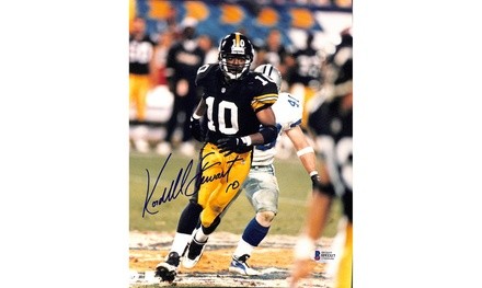 Steelers Kordell Stewart Authentic Signed 8x10 Photo Autographed BAS 1