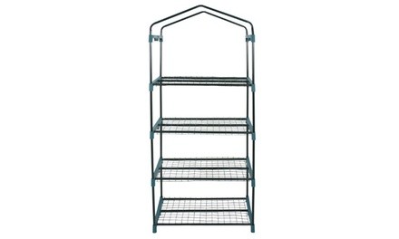 4-Tier Greenhouse Cultivating Plants Storage Freestanding Shelves