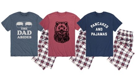 Nap Chat: Men's Dad-Themed Pajama Set (2-Piece)