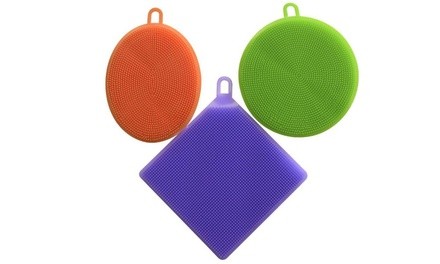 3pc Silicone Squeezee Sponge