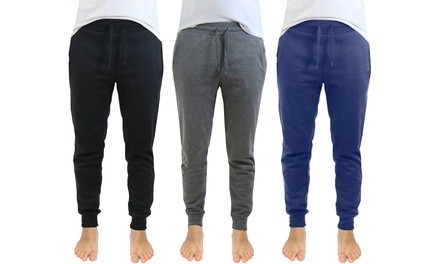 Men's Fleece Lined Sleep & Lounge Pants (2-Pack; S-2XL)